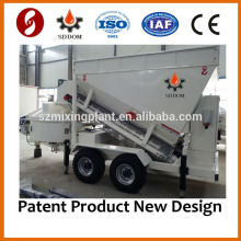 Weel type Mobile concrete mixing plant for sale MB1200